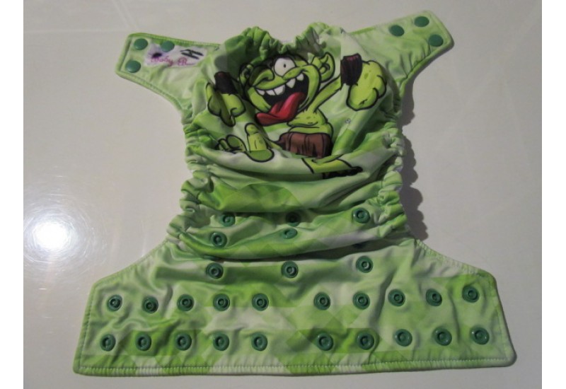 Couche à poche Baby Bum- Troll vert
